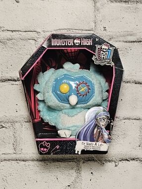 Monster High Sir Hoots A Lot Plush Ghoulia Yelps Pet 2015 NIB